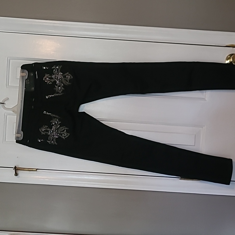 Miss Me Black Skinny Jeans - Picture 4 of 12
